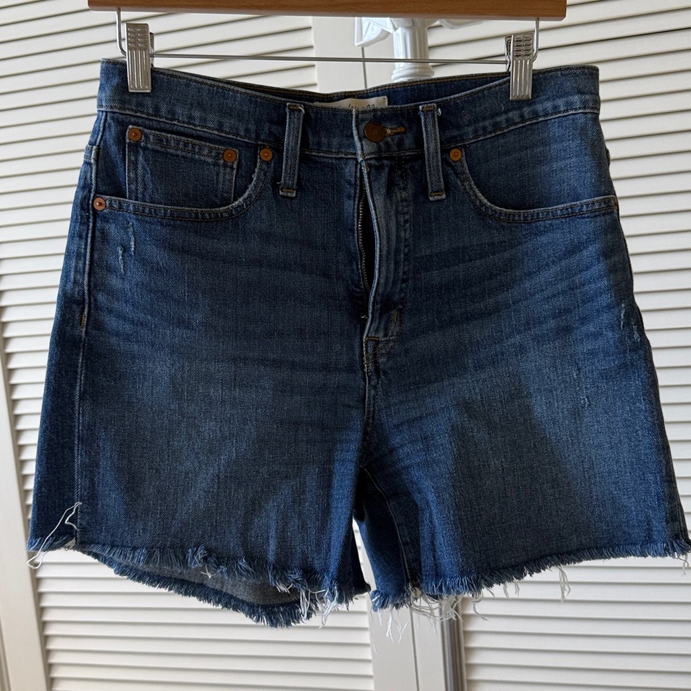 Madewell Classic Blue Denim Shorts